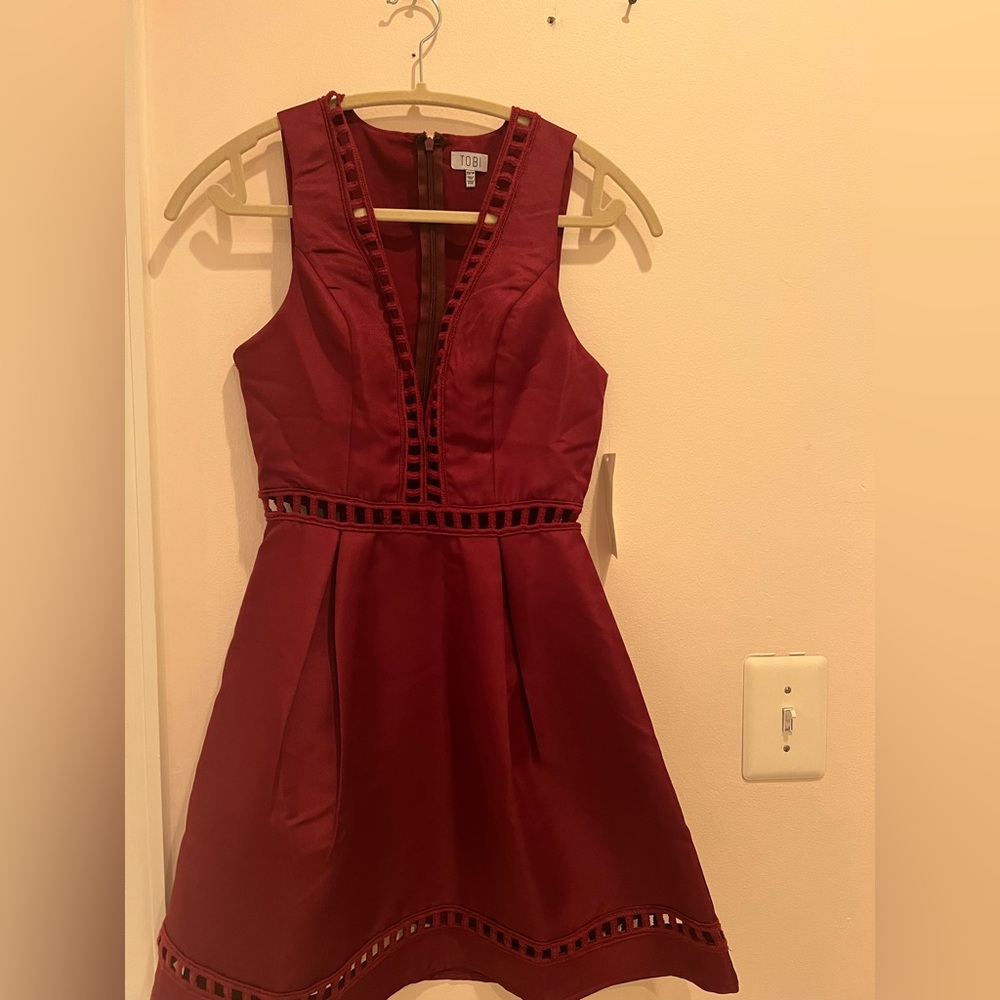 Maroon Dress